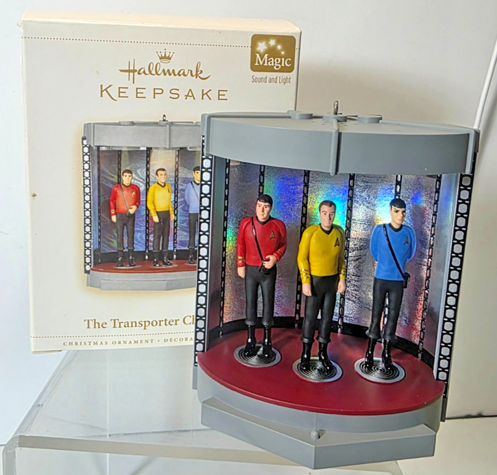 Hallmark Keepsake Ornament Star Trek The Transporter Chamber Magic Sound & Light